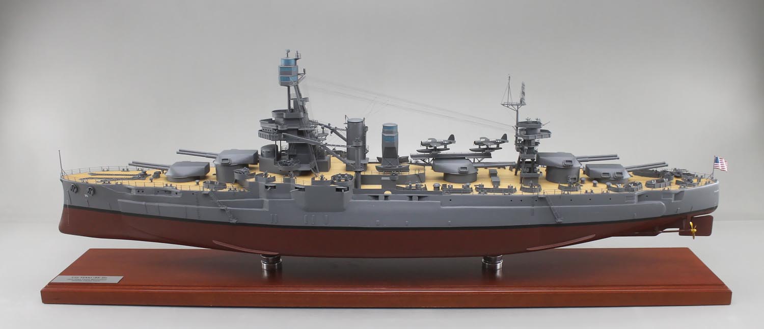 Handmade Battleship Models