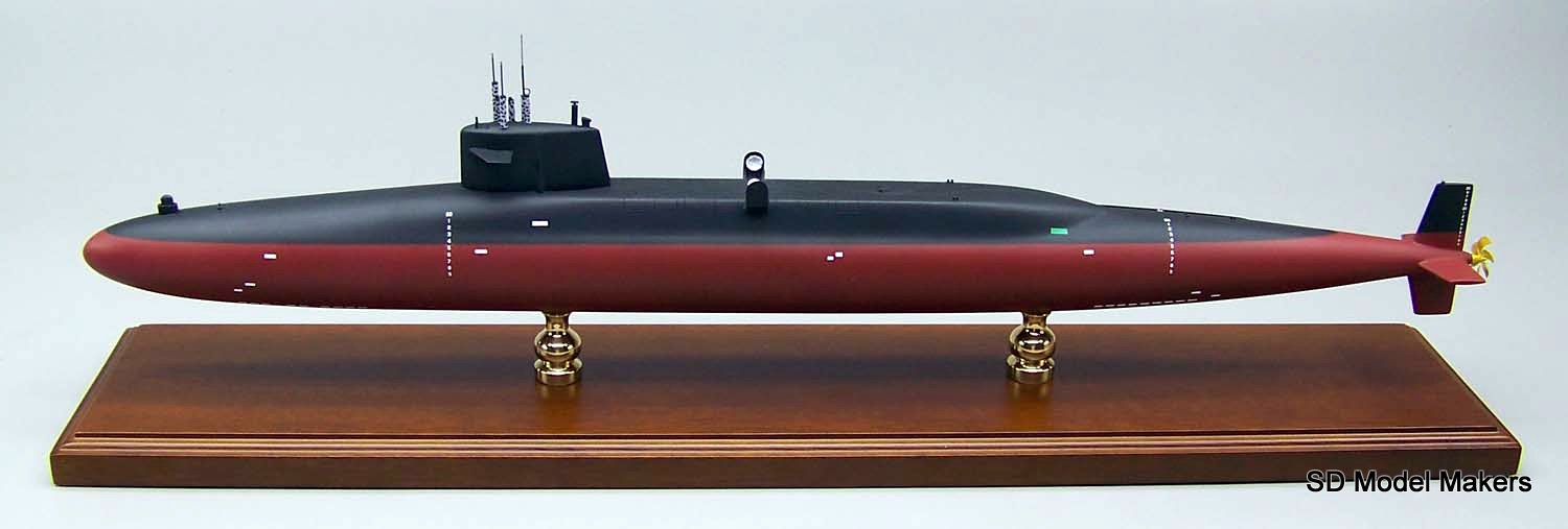 US Navy Lafayette  class submarine 1250 scale unboxed painted metal 
