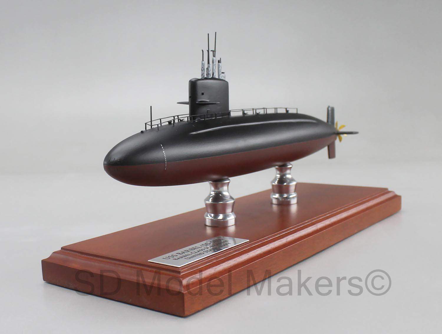 Solid Brass Submarine Model