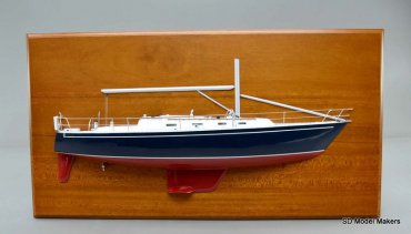 J boat half hull model