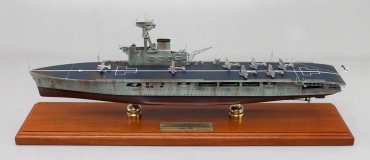 HMS Hermes scale model