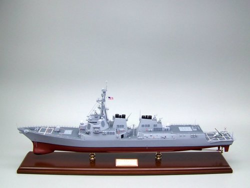 US Navy Guided Missile Destroyer USS Arleigh Burke DDG-51 Ship Display Model Toy 