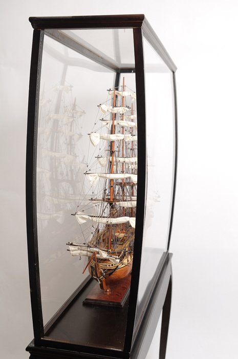 Preassembled  Tall Ship Display Cases - With Legs