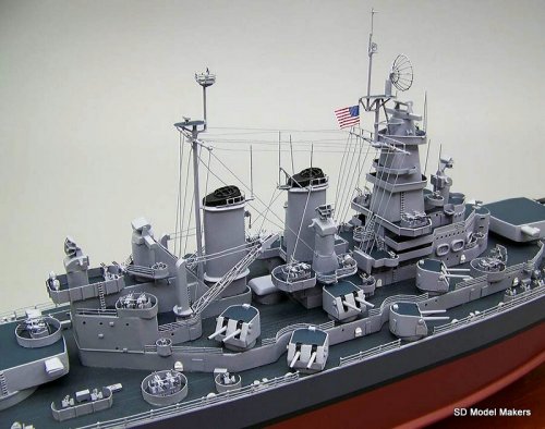 North Carolina Class Battleship Models