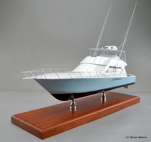 Viking sport fishing boat replica  model