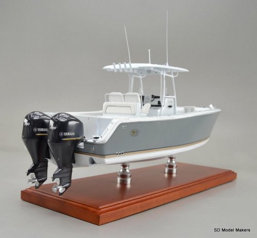 sea hunt boat scale model