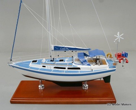 Oyster sailboat model