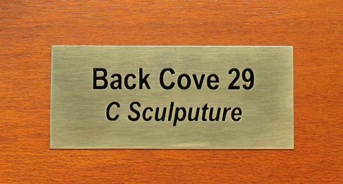 Back Cove 29 Detailed Half Hull Model - 18 Inch