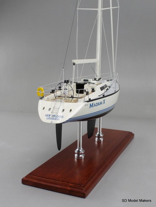 x yacht replica model