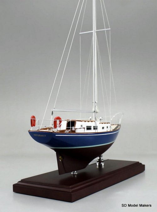 luders sailboat scale model