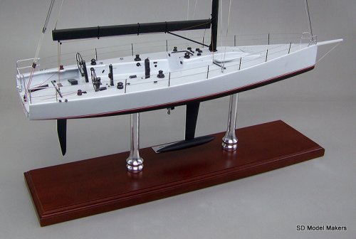 tp 52 sailboat scale model