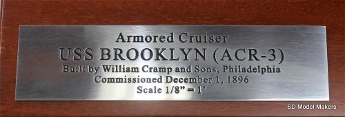 USS Brooklyn Armored Cruiser Models