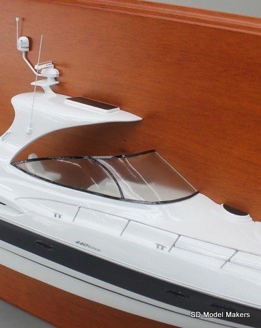 Cruisers Yachts 440 Express  Detailed Half Hull Model - 19 Inch