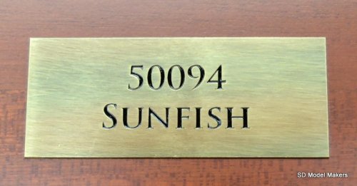 Sunfish Simple Half Hull Model - 15 Inch