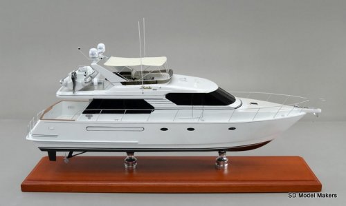 west bay yacht scale model
