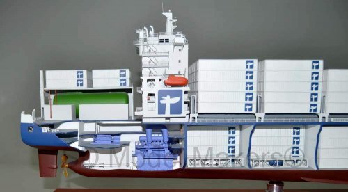 Cutaway Container Ship- 46 Inch Model