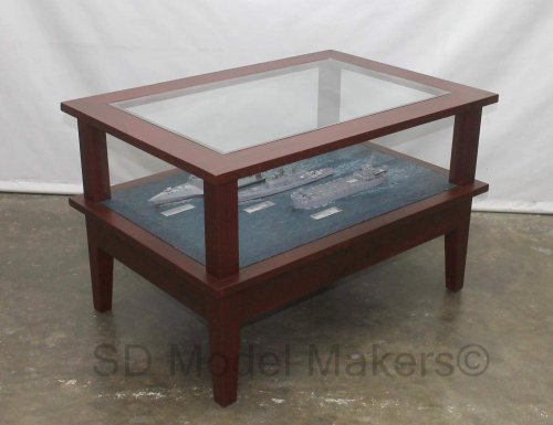 Three Model Diorama Coffee Table