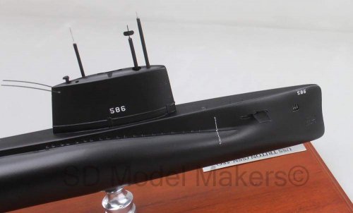 Nuclear-powered Radar Picket Submarine Models