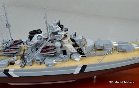 Bismarck Class Battleship Models