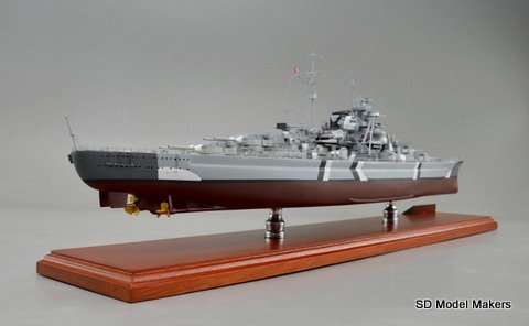 Bismarck Class Battleship Models