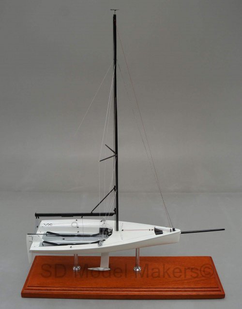 vvx one sailboat scale model