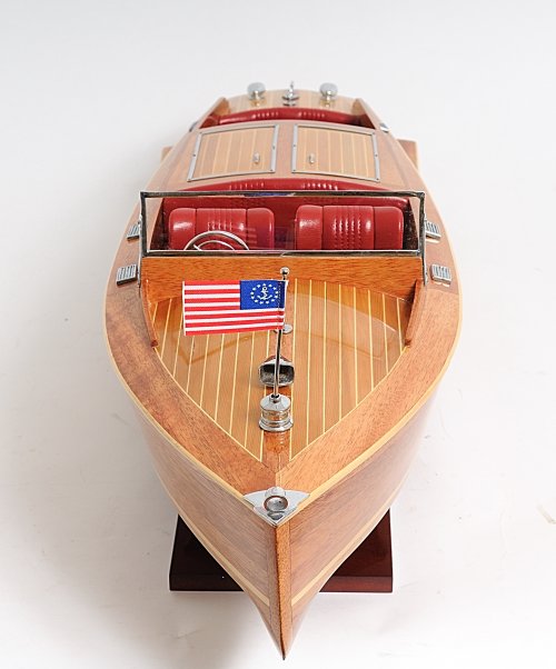 Display Case with Chris Craft Runabout - Limited Time Savings