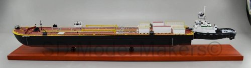  Barge with Tug Model