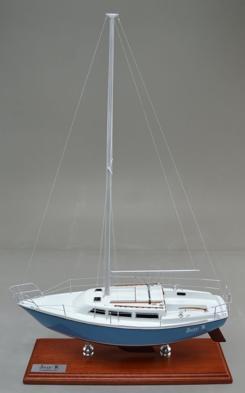 Catalina Yacht Replica Model