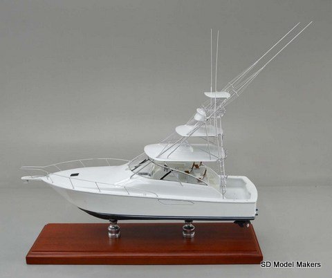 Viking sport fishing boat scale model
