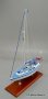 Oyster sailboat scale model